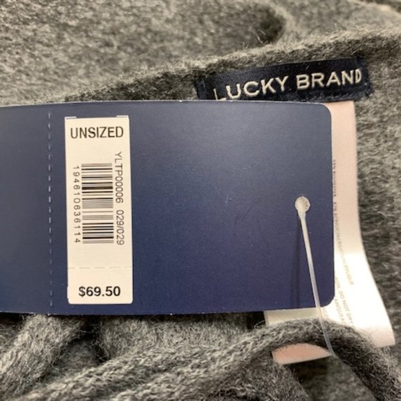 Lucky Brand gray scarf - NWT - Picture 7 of 8